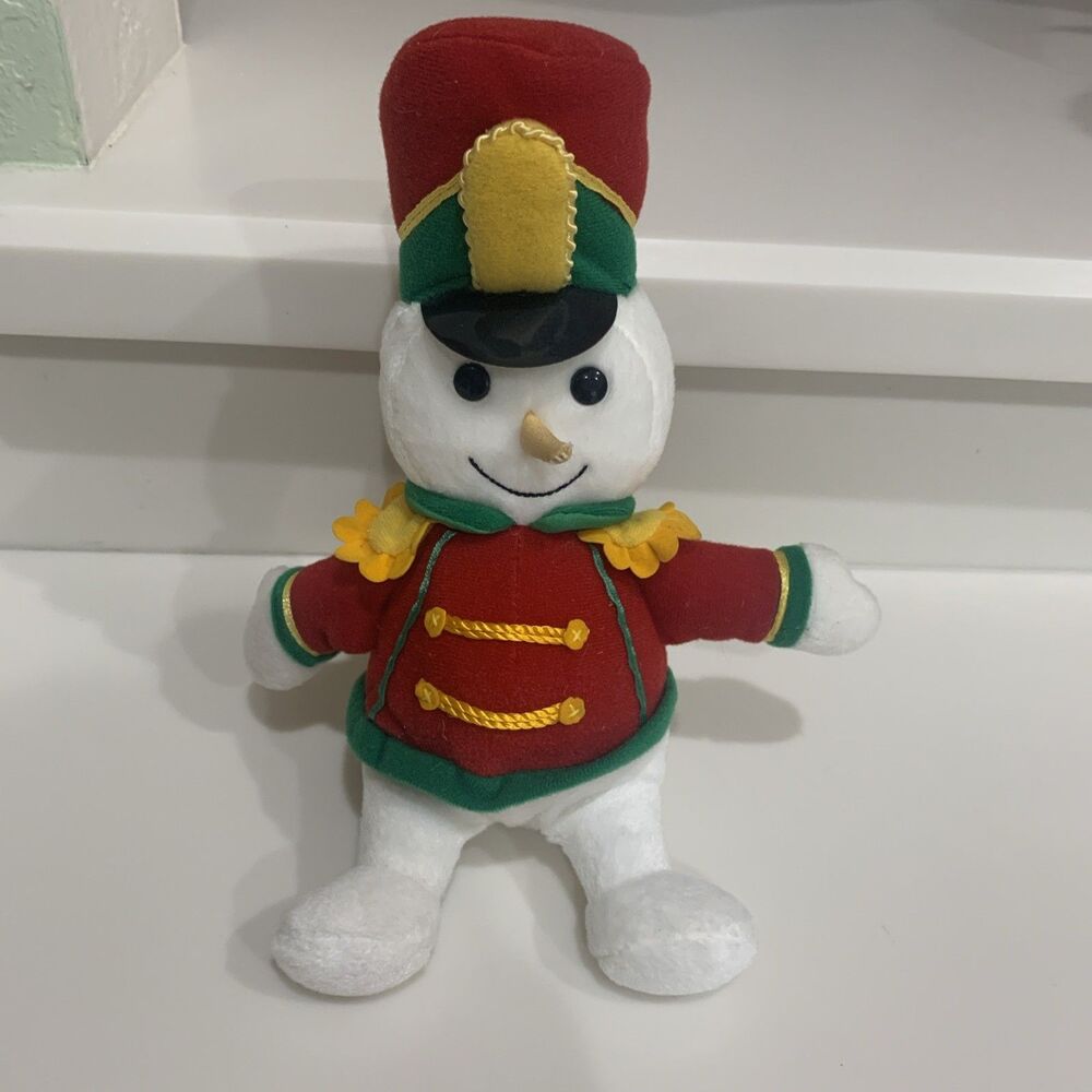 Vintage Snowden and Friends Plush Toy Soldier Snowman 9" Target Exclusive
